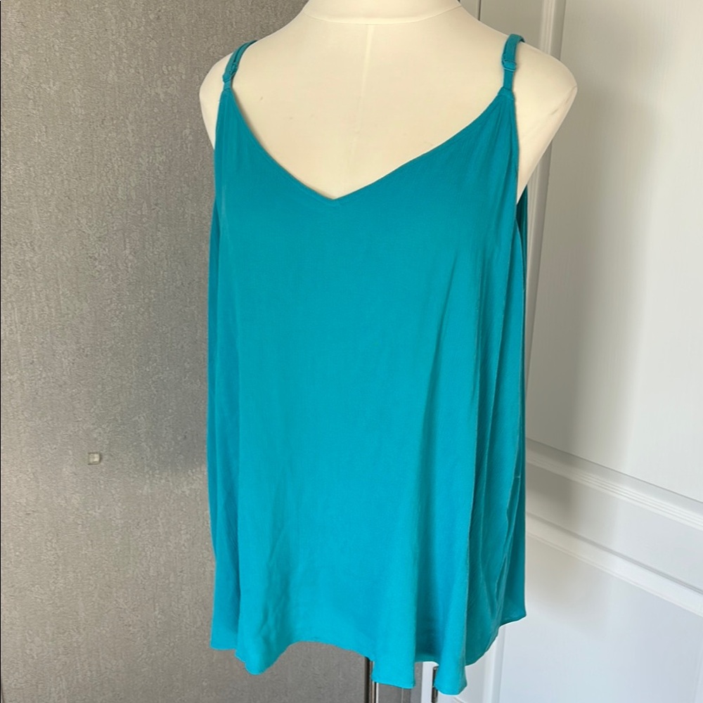 Torrid Blue Sleeveless Relaxed Camisole
